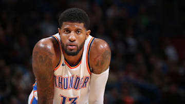OKC Thunder, Paul George (Photo by Zach Beeker/NBAE via Getty Images)