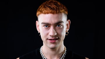 BIRMINGHAM, ENGLAND - NOVEMBER 20: Olly Alexander of Years & Years poses during HITS Live 2021 at Resorts World Arena on November 20, 2021 in Birmingham, England. (Photo by Joe Maher/Getty Images for BAUER)