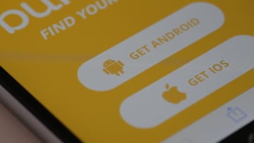 The Bumble app is seen on an iPhone on 16 March, 2017. The app is resembles Tindr in that it let's heterosexuals find each other however Bumble only lets female users start a conversation after interested parties have made a match. (Photo by Jaap Arriens/NurPhoto via Getty Images)