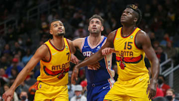 Atlanta Hawks. Mandatory Credit: Brett Davis-USA TODAY Sports