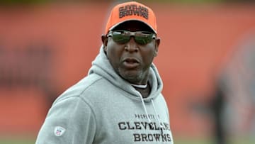 Jun 7, 2016; Berea, OH, USA; Cleveland Browns former player Earnest Byner during minicamp at the Cleveland Browns training facility. Mandatory Credit: Ken Blaze-USA TODAY Sports