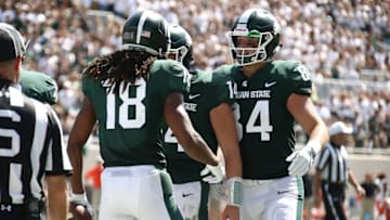 EAST LANSING, MI - SEPTEMBER 02: Felton Davis III