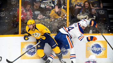 NASHVILLE, TN - FEBRUARY 26: Zack Kassian