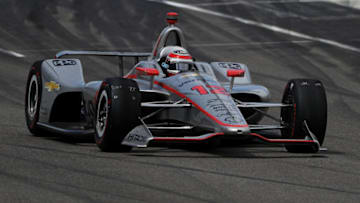 INDIANAPOLIS, IN - MAY 27: Will Power, driver of the #12 Verizon Team Penske Chevrolet, exits the pit during the 102nd Indianapolis 500 at Indianapolis Motorspeedway on May 27, 2018 in Indianapolis, Indiana.(Photo by Patrick Smith/Getty Images)
