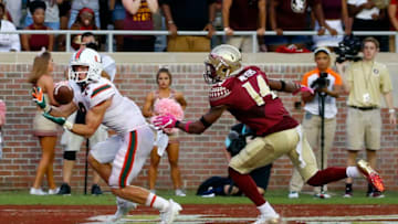 TALLAHASSEE OCTOBER 7: Wide receiver Braxton Berrios