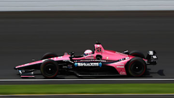 INDIANAPOLIS, INDIANA - MAY 24: Jack Harvey of Great Britain, driver of the #60 Meyer Shank Racing Honda in action during Carb Day for the 103rd Indianapolis 500 at Indianapolis Motor Speedway on May 24, 2019 in Indianapolis, Indiana (Photo by Clive Rose/Getty Images)