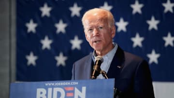 CEDAR RAPIDS, IOWA - APRIL 30: Democratic presidential candidate and former vice president Joe Biden holds a campaign event at the Veterans Memorial Building on April 30, 2019 in Cedar Rapids, Iowa. Biden is on his first visit to the state since announcing that he was officially seeking the Democratic nomination for president. (Photo by Scott Olson/Getty Images)