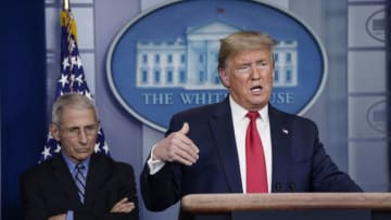 Dr. Anthony Fauci (L), and President Donald Trump (Photo by Drew Angerer/Getty Images)