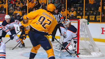 NASHVILLE, TN - JANUARY 09: Ryan Johansen