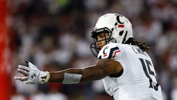 Cincinnati Bearcats wide receiver Chris Moore in a game against the Temple Owls at Nippert Stadium. USA Today.