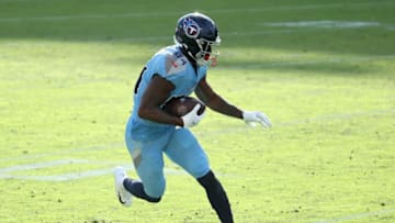 NASHVILLE, TENNESSEE - DECEMBER 06: Corey Davis #84 of the Tennessee Titans against the Cleveland Browns at Nissan Stadium on December 06, 2020 in Nashville, Tennessee. (Photo by Andy Lyons/Getty Images)