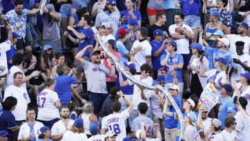 Cubs fans at Wrigley Field. (David Banks-USA TODAY Sports)