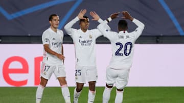 Real Madrid, Vinicius Junior, Rodrygo Goes, Lucas Vazquez (Photo by David S. Bustamante/Soccrates/Getty Images)
