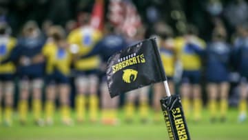 Houston Sports | Houston SaberCats corner flag (Photo by Leslie Plaza Johnson/Icon Sportswire via Getty Images)