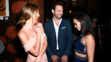 LOS ANGELES, CA - MAY 03: (L-R) Actor/model Lala Kent, Robert Parks-Valletta and actor/model Scheana Marie attend the 'This Is LA' Premiere Party at Yamashiro Hollywood on May 3, 2017 in Los Angeles, California. (Photo by Rich Fury/Getty Images for Circle 8 Productions)