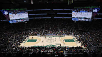 SEATTLE, WASHINGTON - OCTOBER 10: A general view of the Rain City Showcase in a preseason NBA game between the LA Clippers and the Utah Jazz at Climate Pledge Arena on October 10, 2023 in Seattle, Washington. (Photo by Steph Chambers/Getty Images)