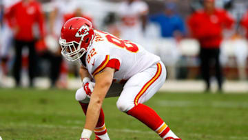 OAKLAND, CA - DECEMBER 06: Tight end Brian Parker