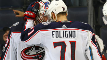 WINNIPEG, MB - OCTOBER 17: Nick Foligno