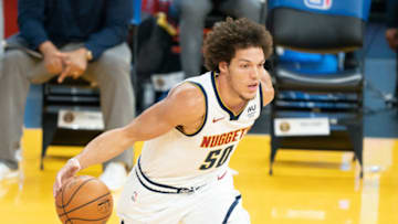Denver Nuggets forward Aaron Gordon (50) during the first quarter on 12 Apr. 2021. (Kyle Terada-USA TODAY Sports)