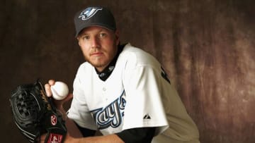 DUNEDIN, FL - FEBRUARY 28: Roy Halladay