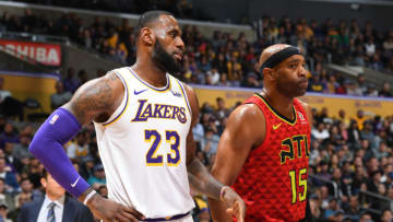 LeBron James Atlanta Hawks (Photo by Andrew D. Bernstein/NBAE via Getty Images)