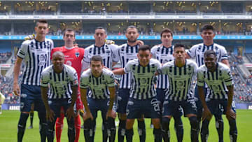 MONTERREY, MEXICO - JANUARY 26: Players of Monterrey pose prior the 4th round match between Monterrey and America as part of the Torneo Clausura 2019 Liga MX at BBVA Bancomer Stadium on January 26, 2019 in Monterrey, Mexico. (Photo by Azael Rodriguez/Getty Images)