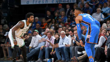 OKC Thunder guard Russell Westbrook (Photo by Garrett Ellwood/NBAE via Getty Images)