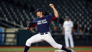 Houston Astros pitcher Blake Taylor (Photo by Alex Trautwig/MLB via Getty Images)
