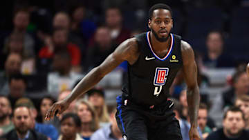 MINNEAPOLIS, MN - MARCH 26: JaMychal Green #4 of the LA Clippers defends against the Minnesota Timberwolves during the game on March 26, 2019 at the Target Center in Minneapolis, Minnesota. NOTE TO USER: User expressly acknowledges and agrees that, by downloading and or using this Photograph, user is consenting to the terms and conditions of the Getty Images License Agreement. (Photo by Hannah Foslien/Getty Images)