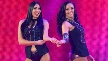 Naomi & Carmella vs. Mandy Rose & Sonya Deville vs. The IIconics. The three SmackDown teams entering the WWE Women’s Tag Team Title Elimination Chamber this Sunday square off in a Triple Threat Match in which the losing pair will enter the structure at the start of the bout.