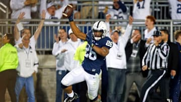 STATE COLLEGE, PA - OCTOBER 21: Saquon Barkley