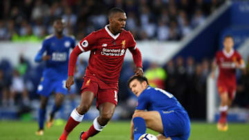LEICESTER, ENGLAND - SEPTEMBER 23: Daniel Sturridge of Liverpool in action during the Premier League match between Leicester City and Liverpool at The King Power Stadium on September 23, 2017 in Leicester, England. (Photo by Laurence Griffiths/Getty Images)