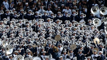 STATE COLLEGE, PA - NOVEMBER 11: The Penn State Blue Band performs during the game against the Rutgers Scarlet Knights at Beaver Stadium on November 11, 2017 in State College, Pennsylvania. (Photo by Justin K. Aller/Getty Images)