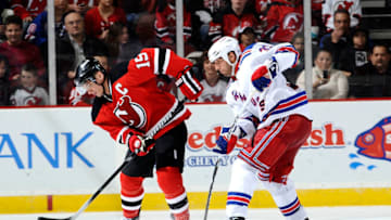Michal Roszival #33 of the New York Rangers . (Photo by Jeff Zelevansky/Getty Images)