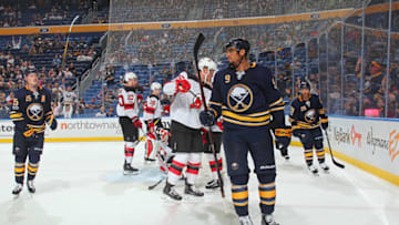 BUFFALO, NY - OCTOBER 9: Evander Kane