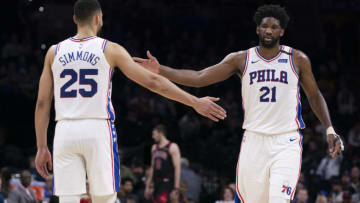 Ben Simmons, Joel Embiid | Philadelphia 76ers (Photo by Mitchell Leff/Getty Images)