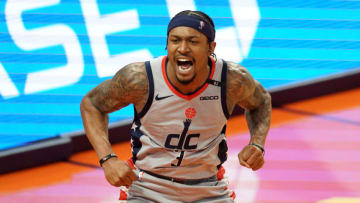 Washington Wizards Bradley Beal. Mandatory Credit: Darren Yamashita-USA TODAY Sports