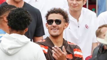 Trae Young of the Atlanta Hawks (Photo by Alonzo Adams/Icon Sportswire via Getty Images)