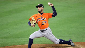 Newly acquired Cincinnati Reds pitcher Cionel Perez. (Photo by Sean M. Haffey/Getty Images)