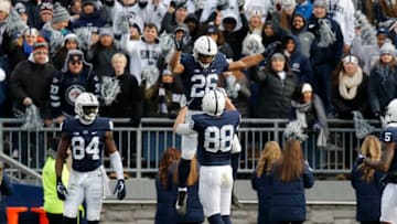 STATE COLLEGE, PA - NOVEMBER 11: Saquon Barkley