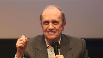 LOS ANGELES, CA - APRIL 16: Actor Bob Newhart speaks during "The Big Bang Theory" Special Screening and Panel Discussion at the Landmark Nuart Theatre on April 16, 2014 in Los Angeles, California. (Photo by Frederick M. Brown/Getty Images)