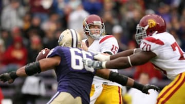 SEATTLE - SEPTEMBER 19: Quarterback Aaron Corp