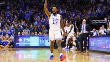 Seton Hall Pirates guard Myles Powell (13) (Photo by Rich Graessle/Icon Sportswire via Getty Images)