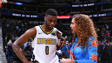 DENVER, CO - NOVEMBER 9: Emmanuel Mudiay