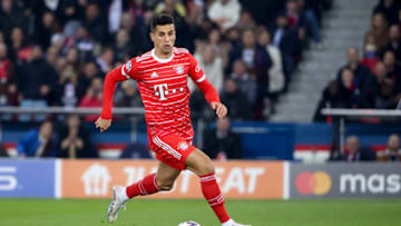 Bayern Munich full-back Joao Cancelo reveals reasons to leave Manchester City in January. (Photo by Jean Catuffe/Getty Images)