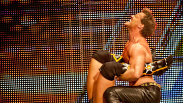 Chris Jerrico puts the Smackdown on CW Punk during the WWE Raw event at Rose Garden arena in Portland, Ore., Monday February 27th, 2012. (Photo by Chris Ryan/Corbis via Getty Images)