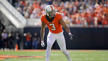 STILLWATER, OK - OCTOBER 14: Wide receiver Marcell Ateman