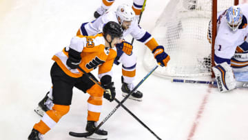 Oskar Lindblom, Philadelphia Flyers (Photo by Elsa/Getty Images)
