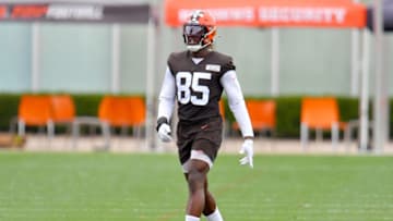 Cleveland Browns David Njoku (Photo by Jason Miller/Getty Images)