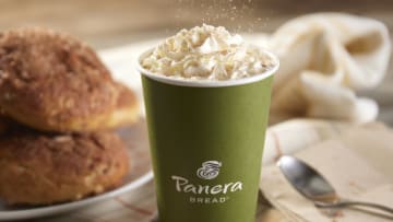 Panera Cinnamon Crunch Latte, photo provided by Panera